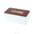 Multifunctional toilet paper napkins plastic wooden box